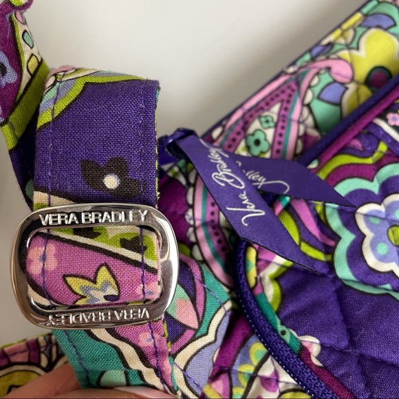 Vera Bradley Floral Paisley Crossbody Purse EUC - Picture 4 of 5